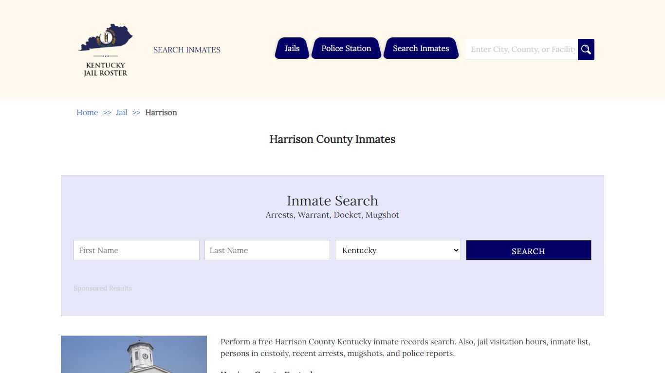 Harrison County Inmates | Jail Roster Search